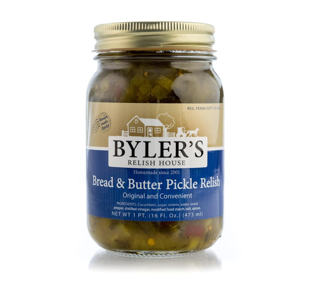 Bread & Butter Pickle Relish 12/16oz