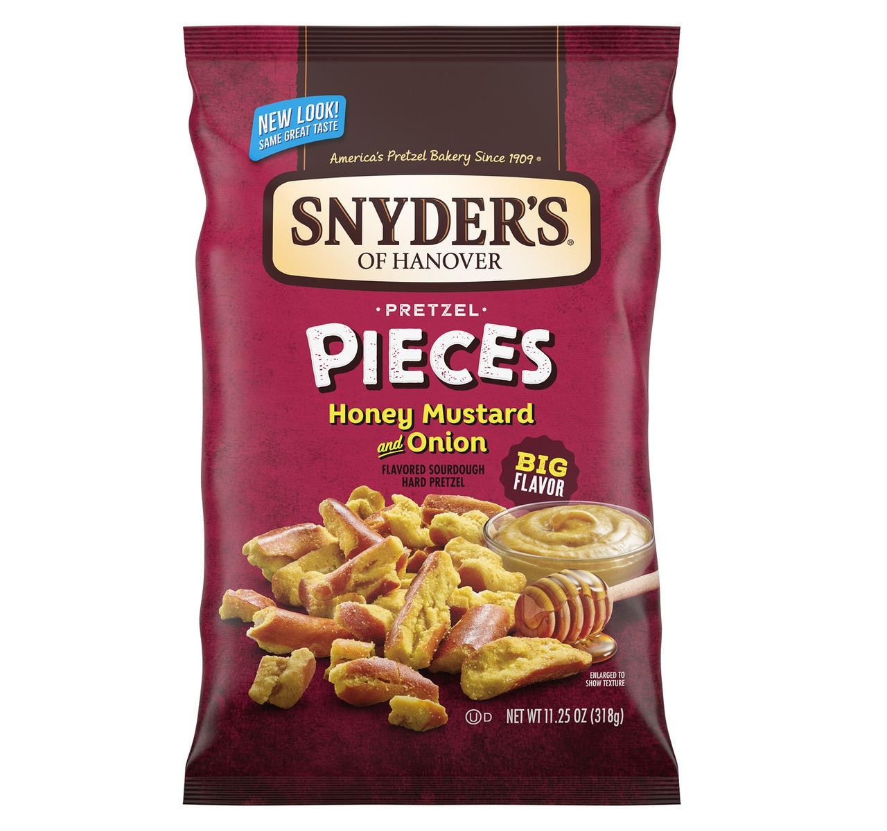 hard pretzels and mustard