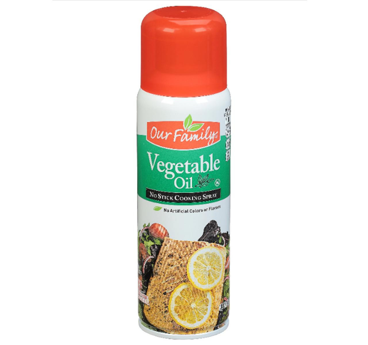 Vegetable Oil Cooking Spray 12/6oz