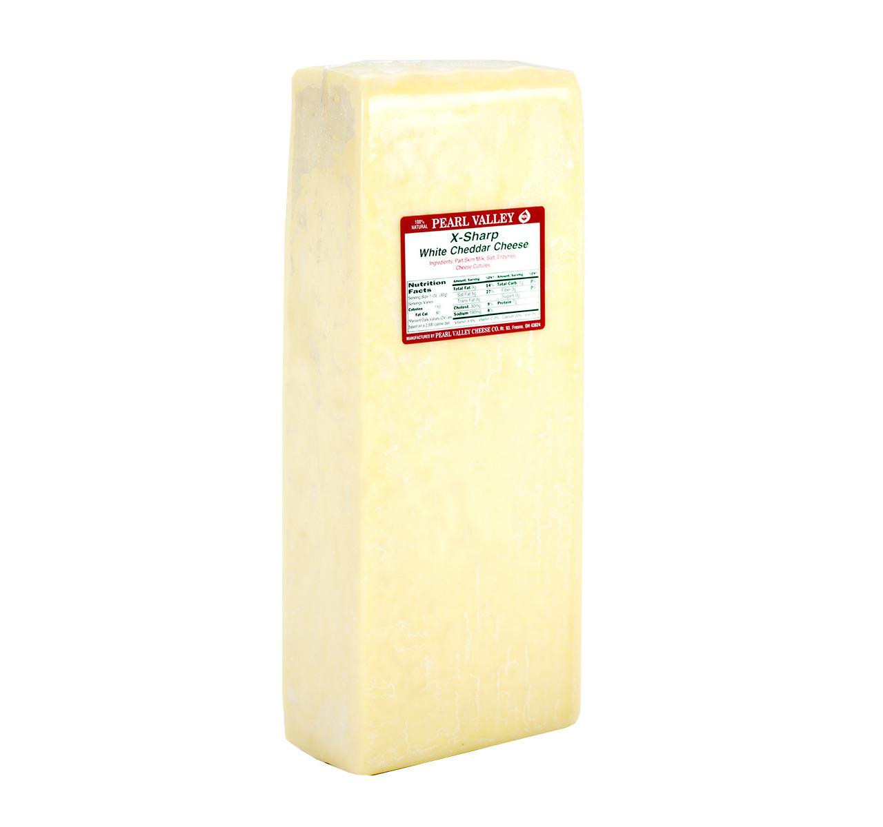 Canadian Extra Sharp White Cheddar Cheese 2/5lb
