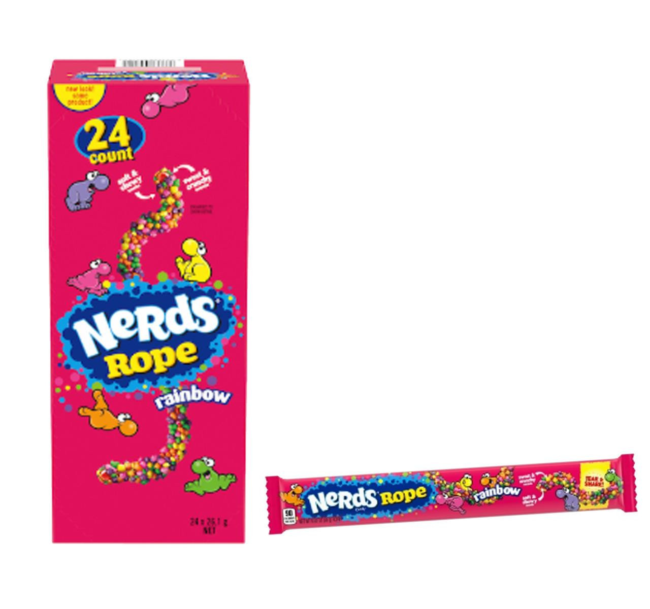 Rainbow Nerds Rope 24/.92oz