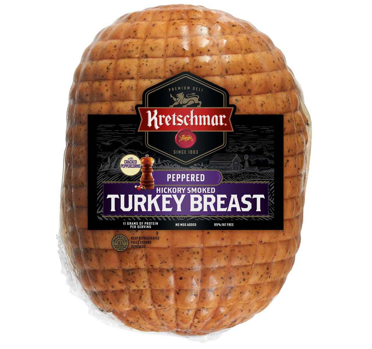 Peppered turkey breast