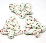 Christmas Tree Frosted Pretzels 25lb View Product Image