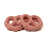 Cherry Yogurt Coated Pretzels 15lb View Product Image