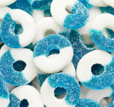 Blue Raspberry Gummi Rings 4/4.5lb View Product Image