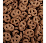 Milk Chocolate Covered Mini Pretzels 10lb View Product Image