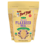 Gluten Free Organic Golden Flaxseed Meal 4/16oz View Product Image