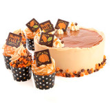 Fall Kit Chocolate Curls & Leaves 1ct View Product Image