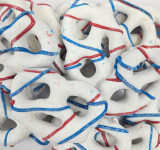 Red, White & Blue Striped Pretzels 15lb View Product Image