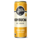 Ginger Lemon Organic Kombucha 12/12oz View Product Image