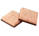 Dark Chocolate/White Peppermint Bark Bites 6lb View Product Image