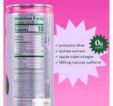 Raspberry Lemon Sparkling Energy Drink 12/12oz View Product Image
