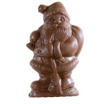 Milk Chocolate Santa with Stick 18ct View Product Image