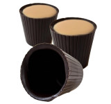 Dark Chocolate Dessert Glasses 9/16ct View Product Image