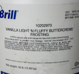 Light & Fluffy Vanilla Buttercreme Frosting 35lb View Product Image