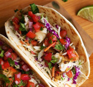 Fish Tacos with Creamy Cole Slaw & Peach Salsa View Product Image