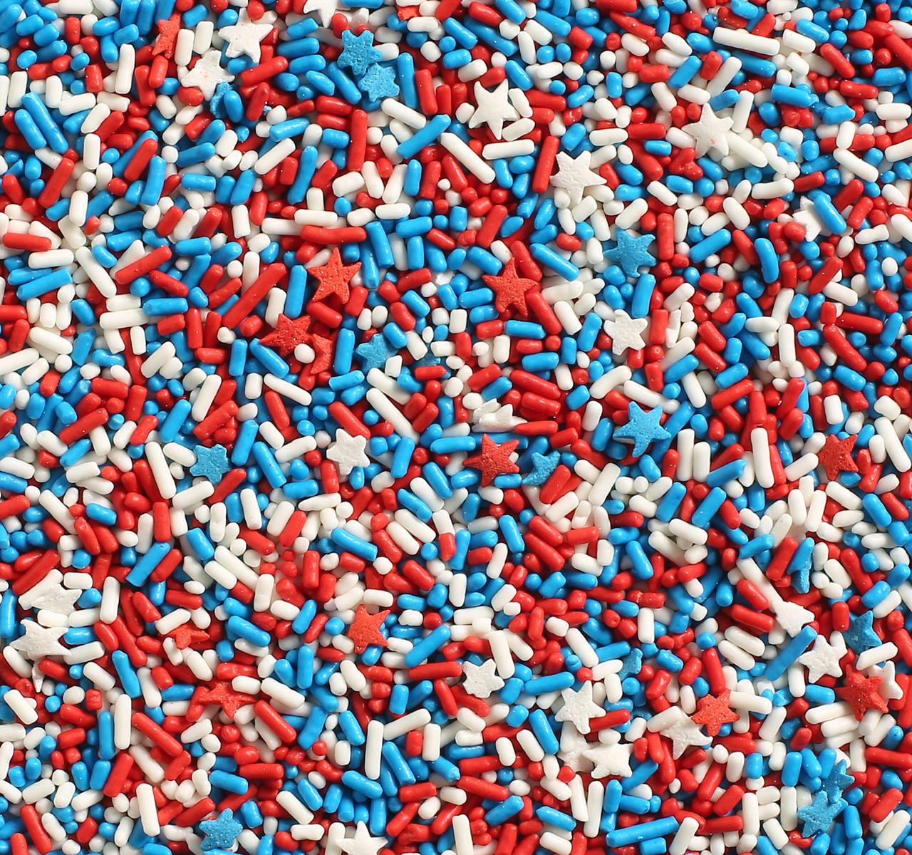 Stars & Stripes Sprinkle Mix 6lb