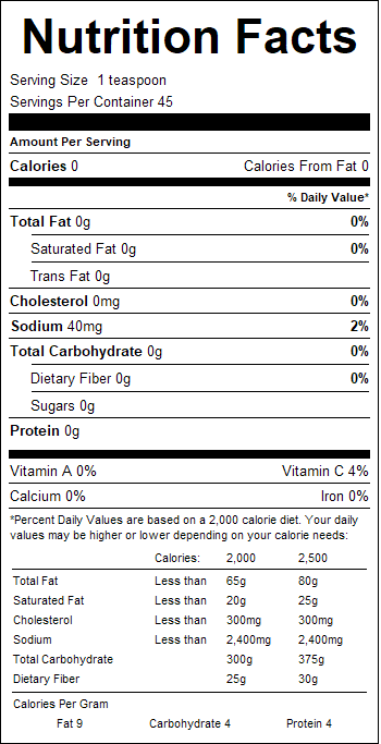 nutrition