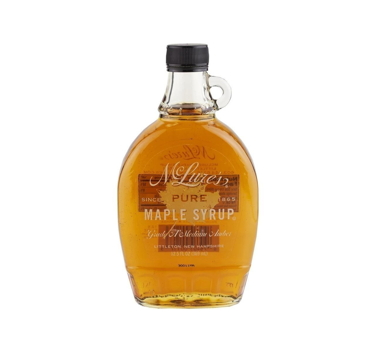 Medium Amber Grade A Pure Maple Syrup 12/12.5oz