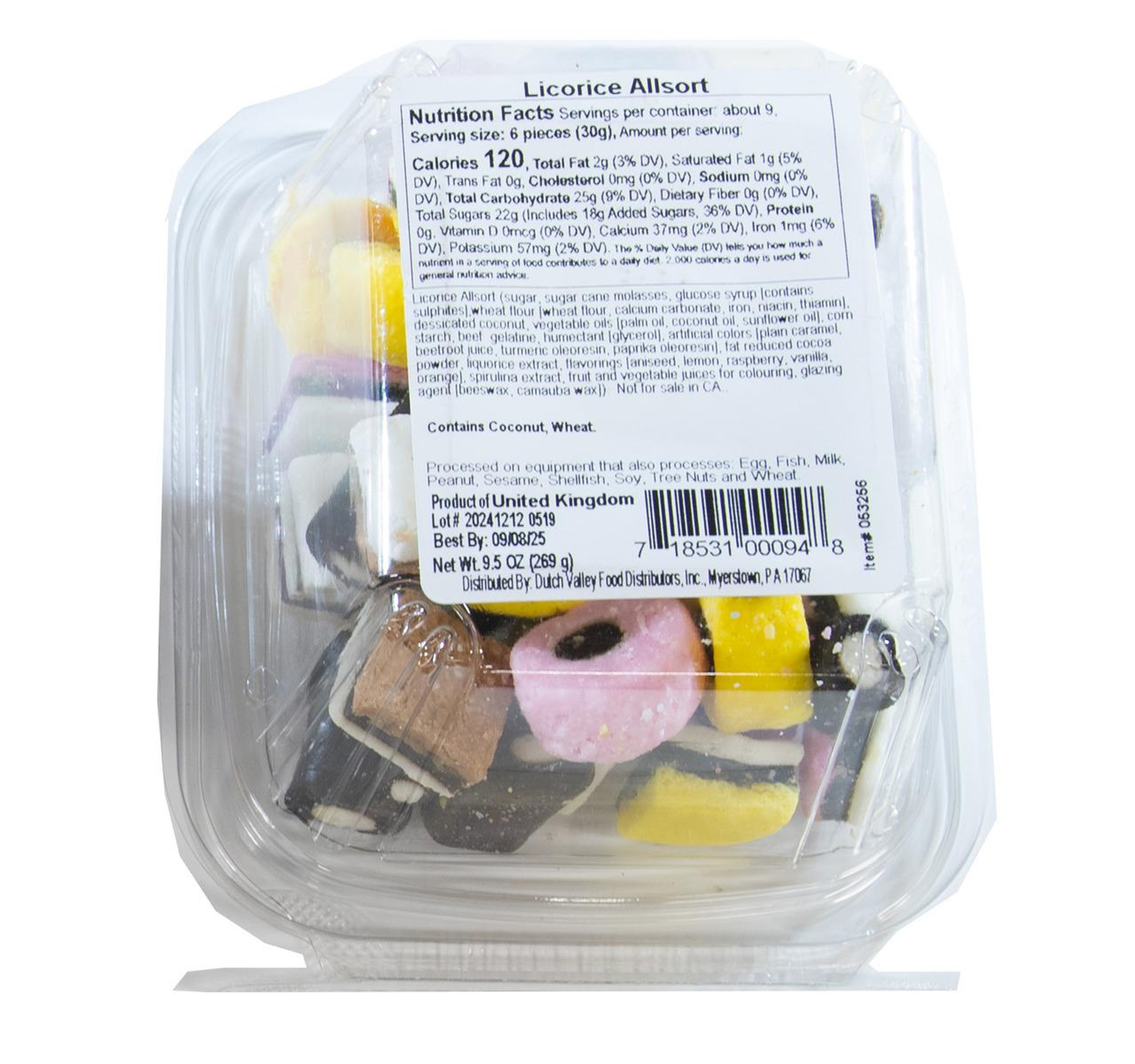 Licorice Allsorts 12/9.5oz