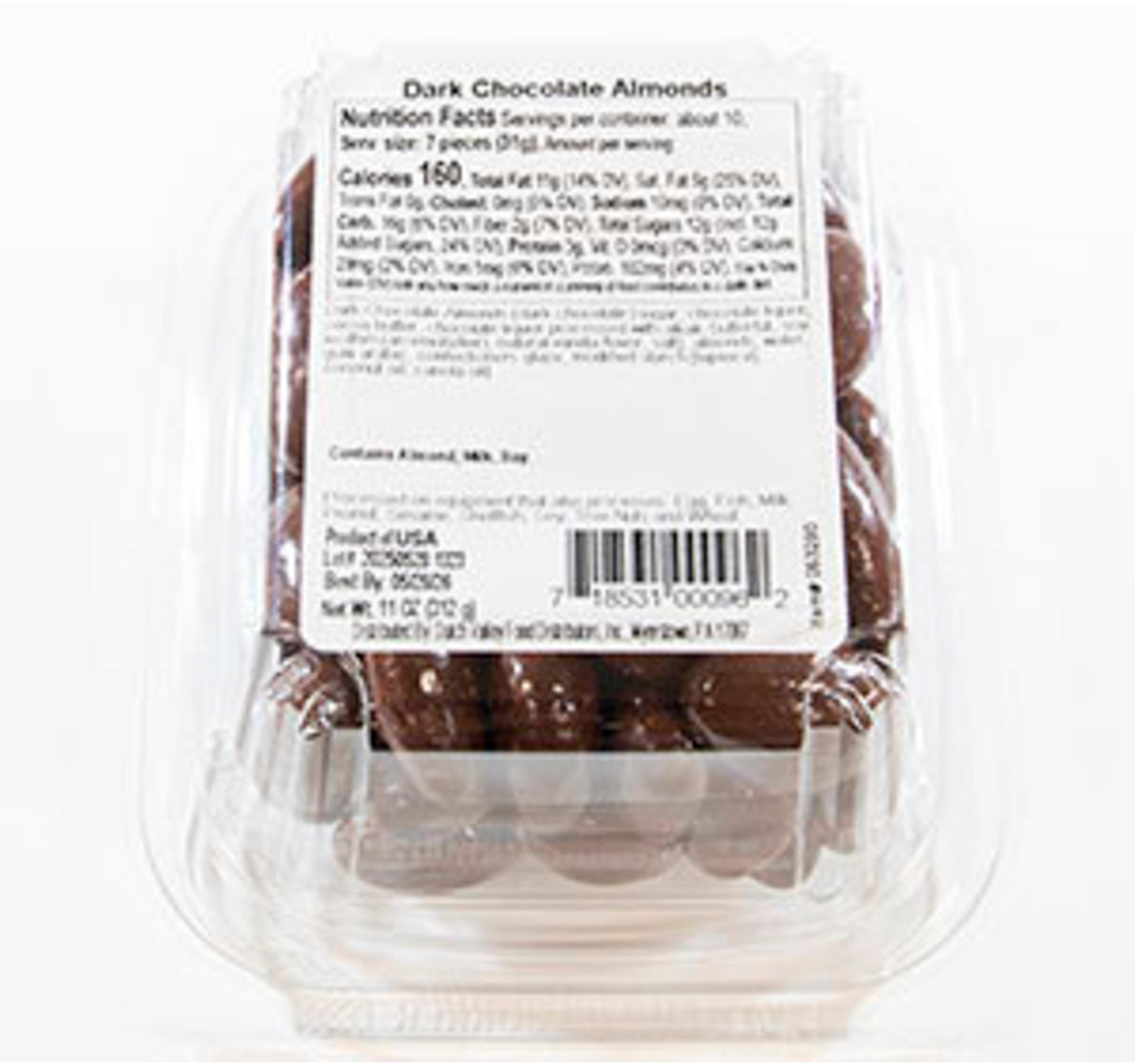 Dark Chocolate Almonds 12/11oz