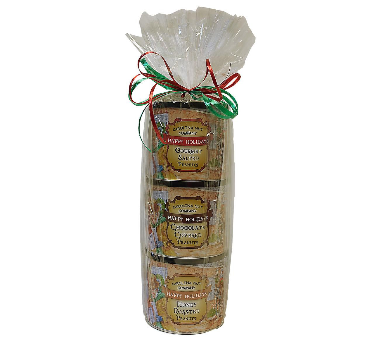 Flavored Peanut Tower, Salt, Milk Chocolate, Honey Roasted 12/3pk