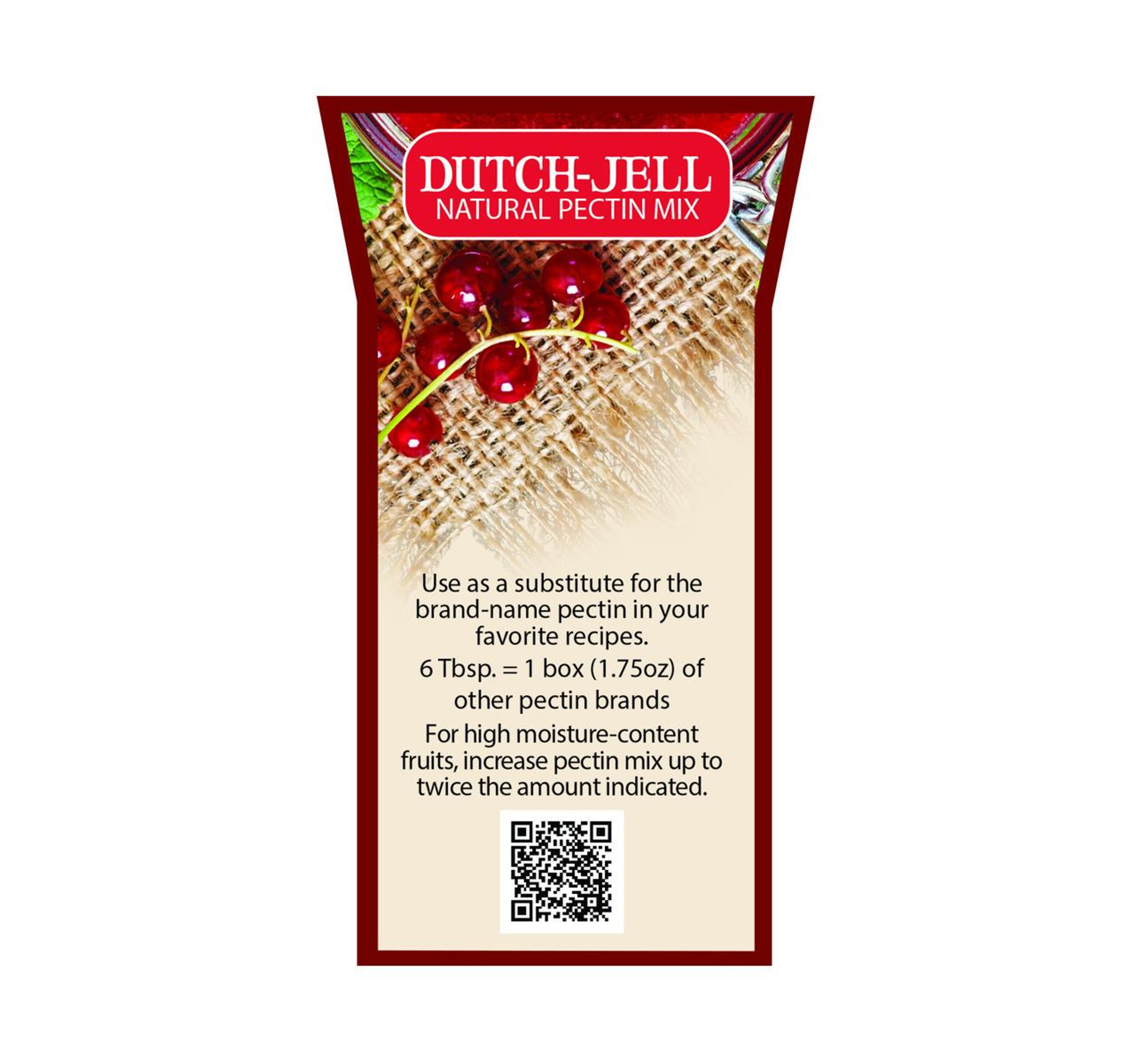 Dutch-Jell Natural Pectin Mix 25lb