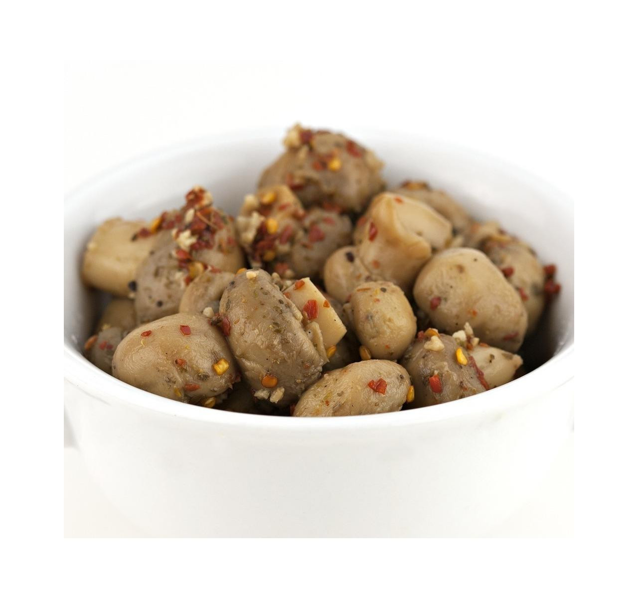 Hot Garlic Mushrooms 12/16oz