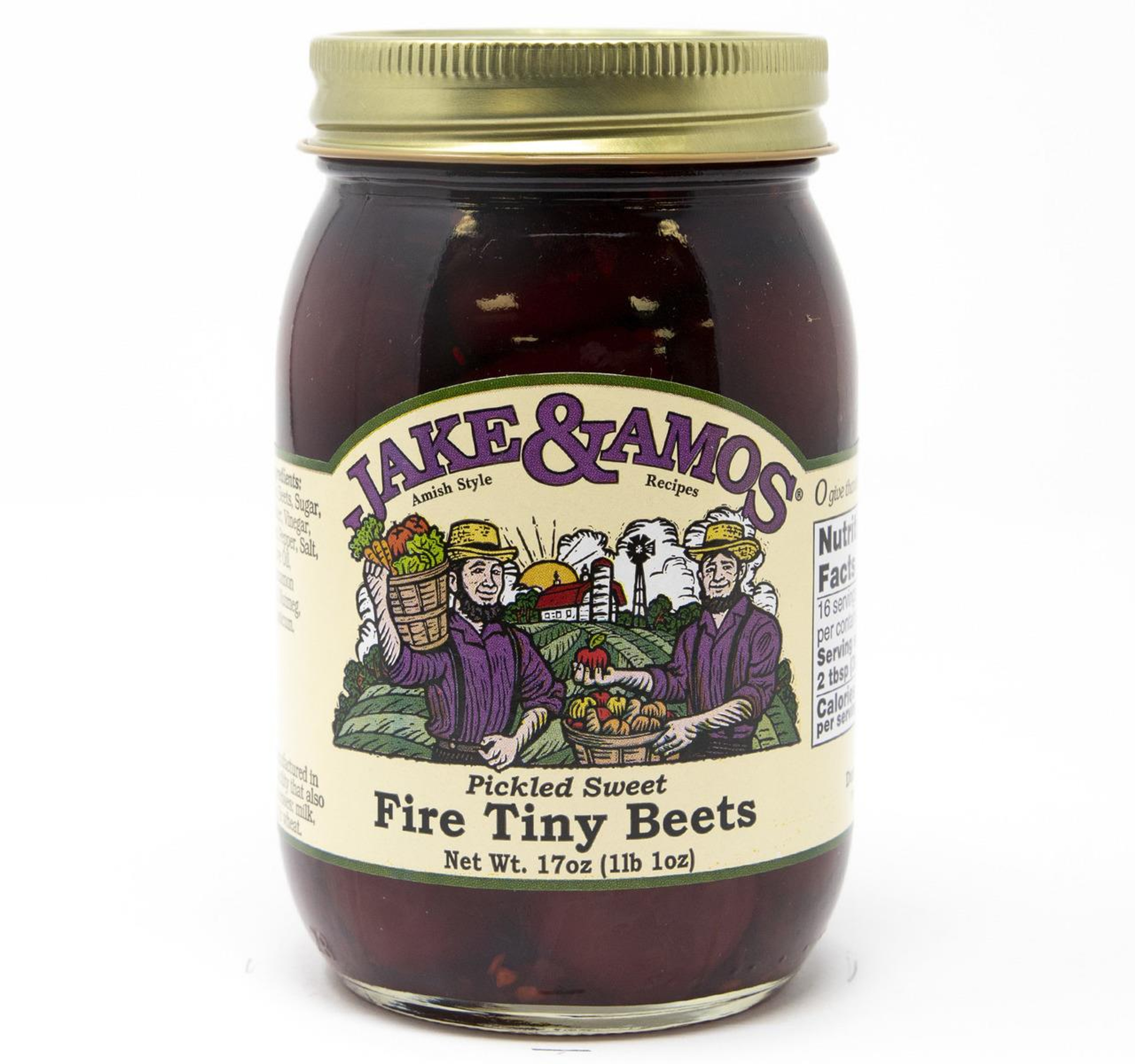 Pickled Sweet Fire Tiny Beets 12/17oz