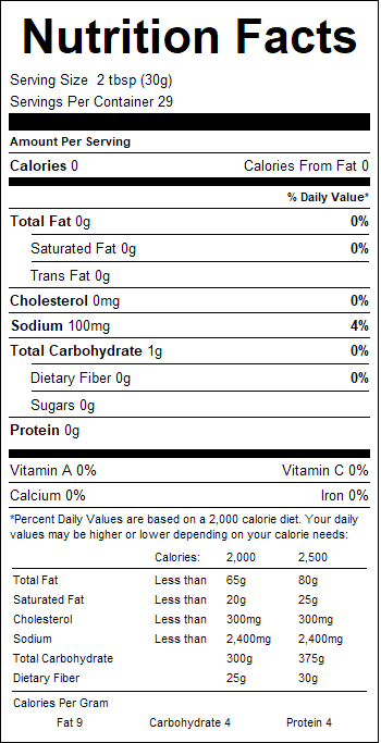 nutrition