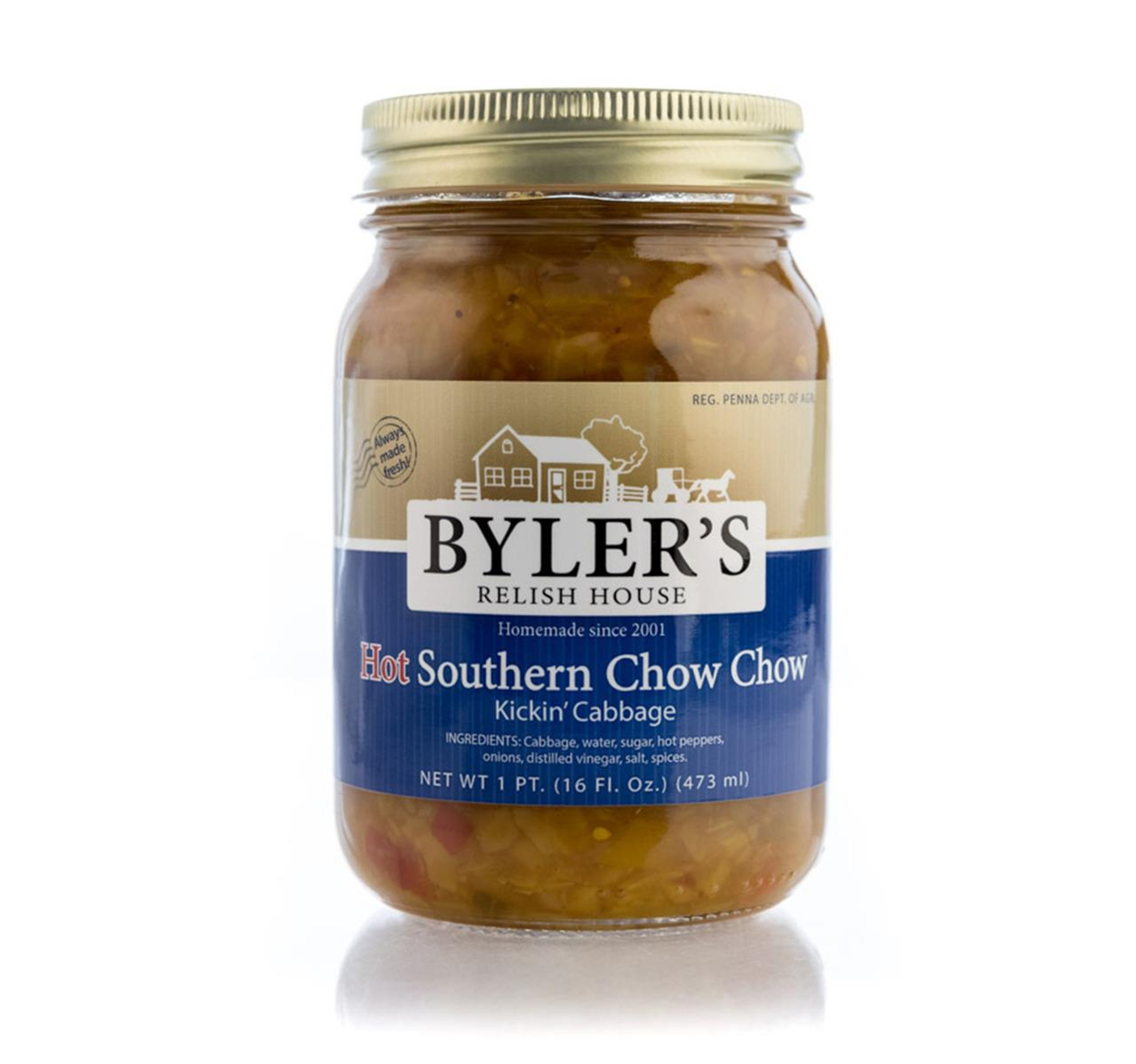 Hot Southern Chow Chow 12/16oz
