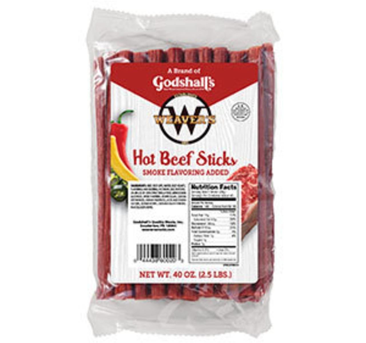 Hot Beef Sticks 2/2.5lb