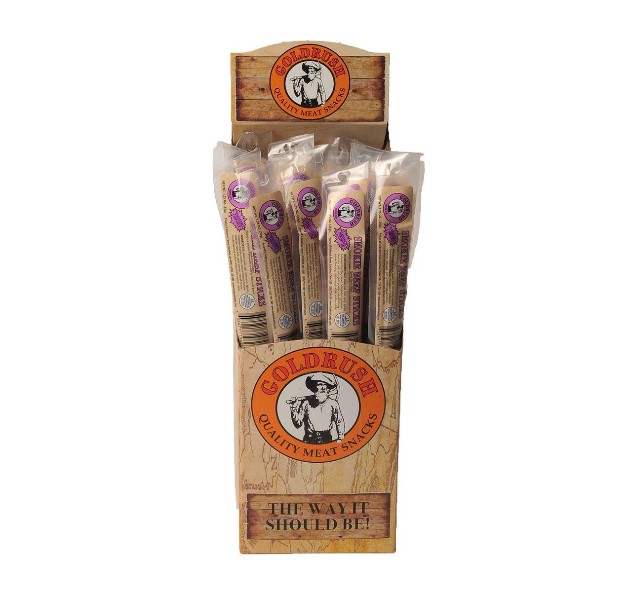 Habanero Chipotle Smokie Beef Sticks, Individually Wrapped 2/24ct