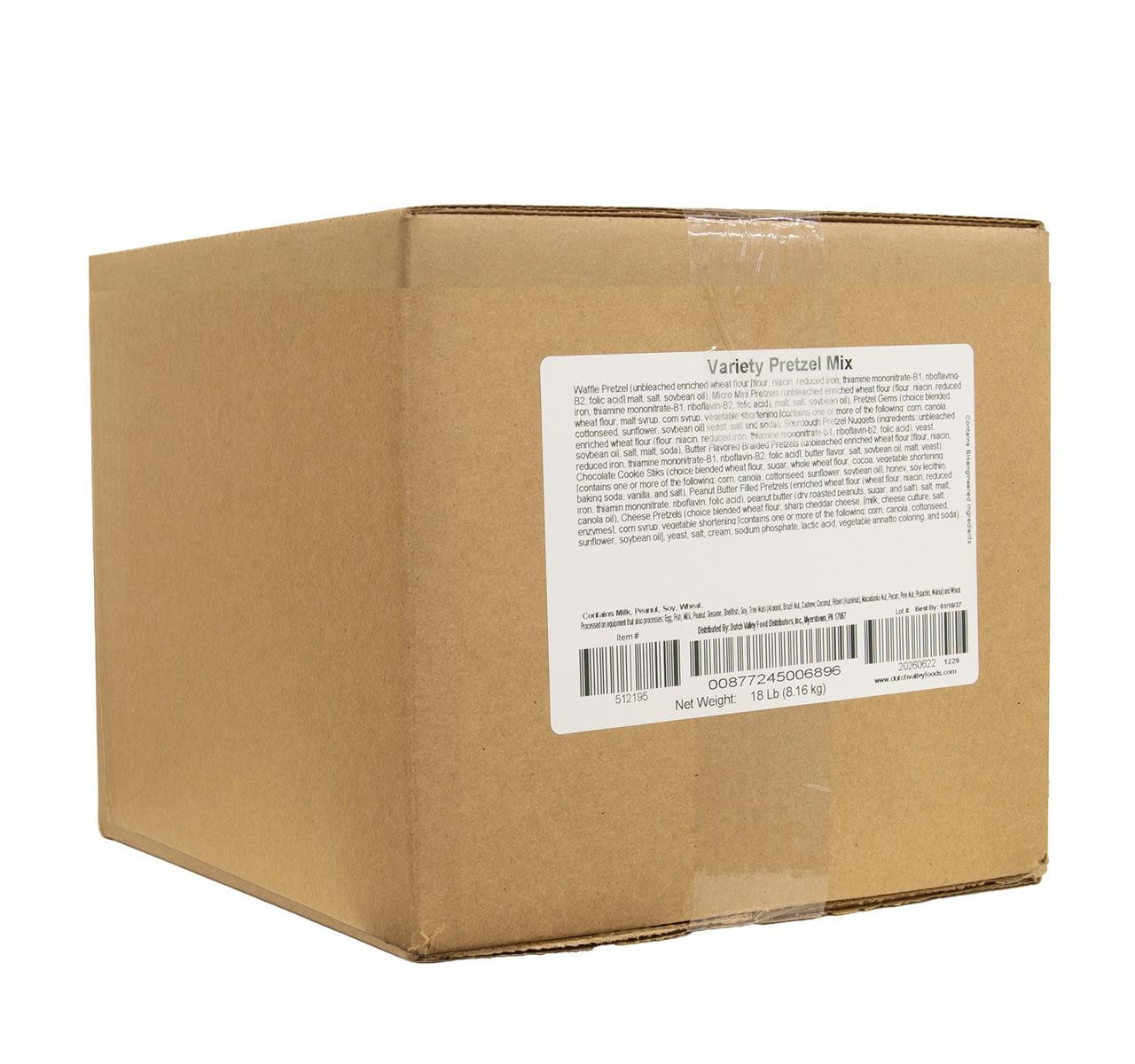Variety Pretzel Mix 18lb
