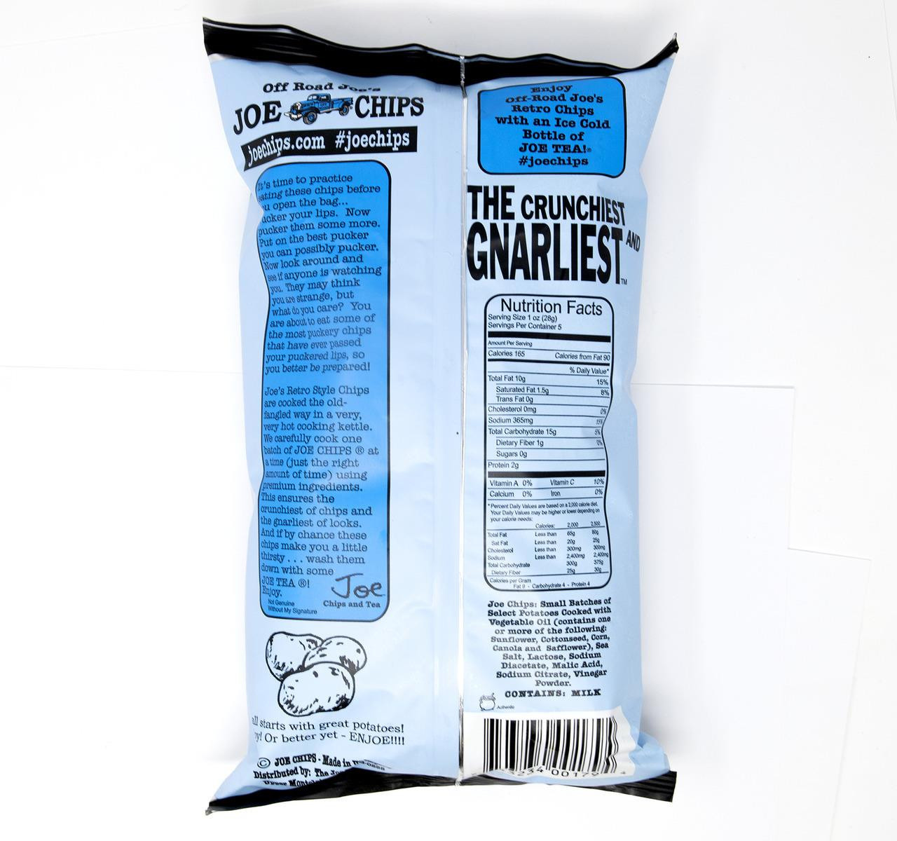 Sea Salt & Vinegar Chips 12/5oz