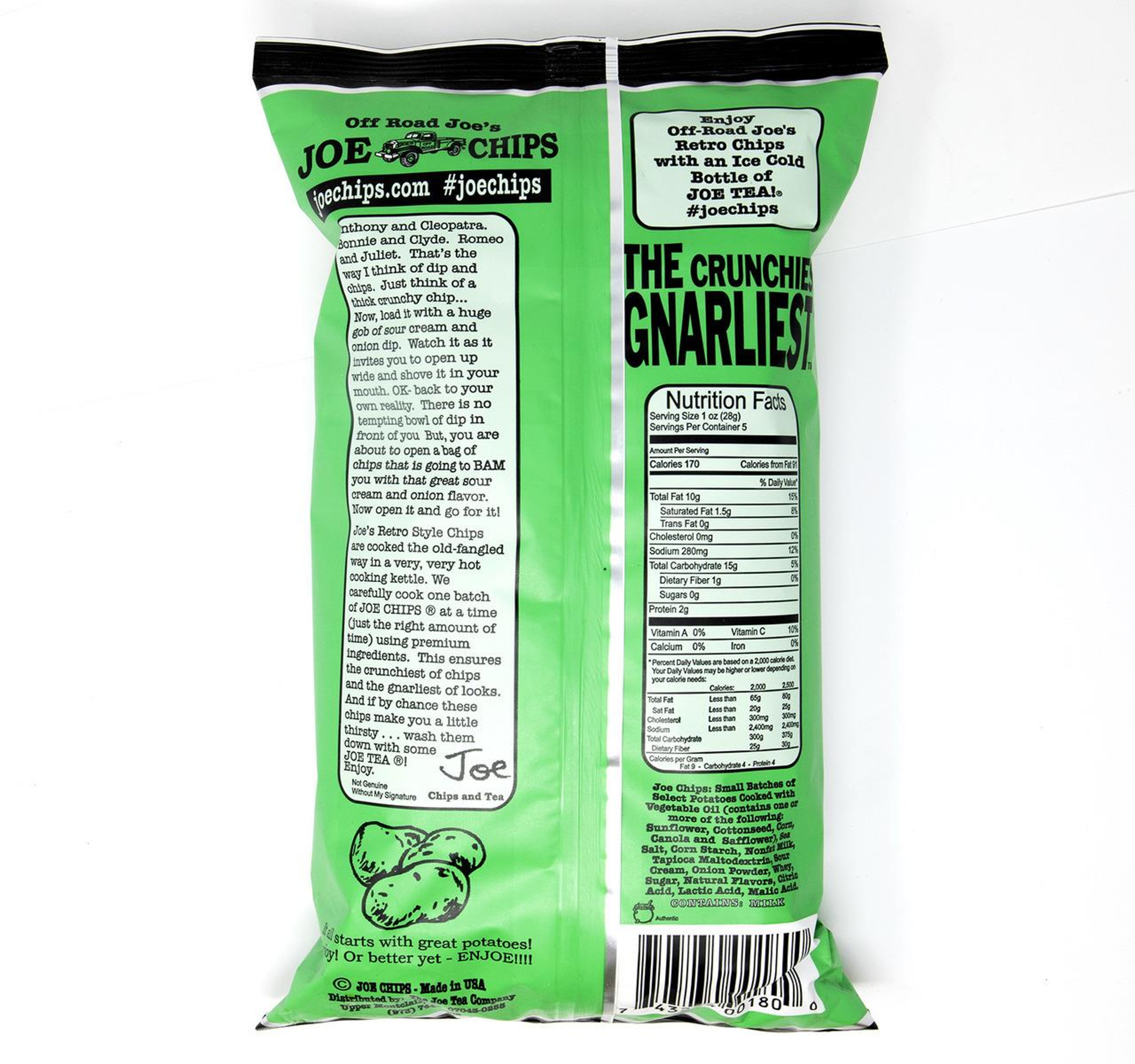 Sour Cream & Toasted Onion Chips 12/5oz