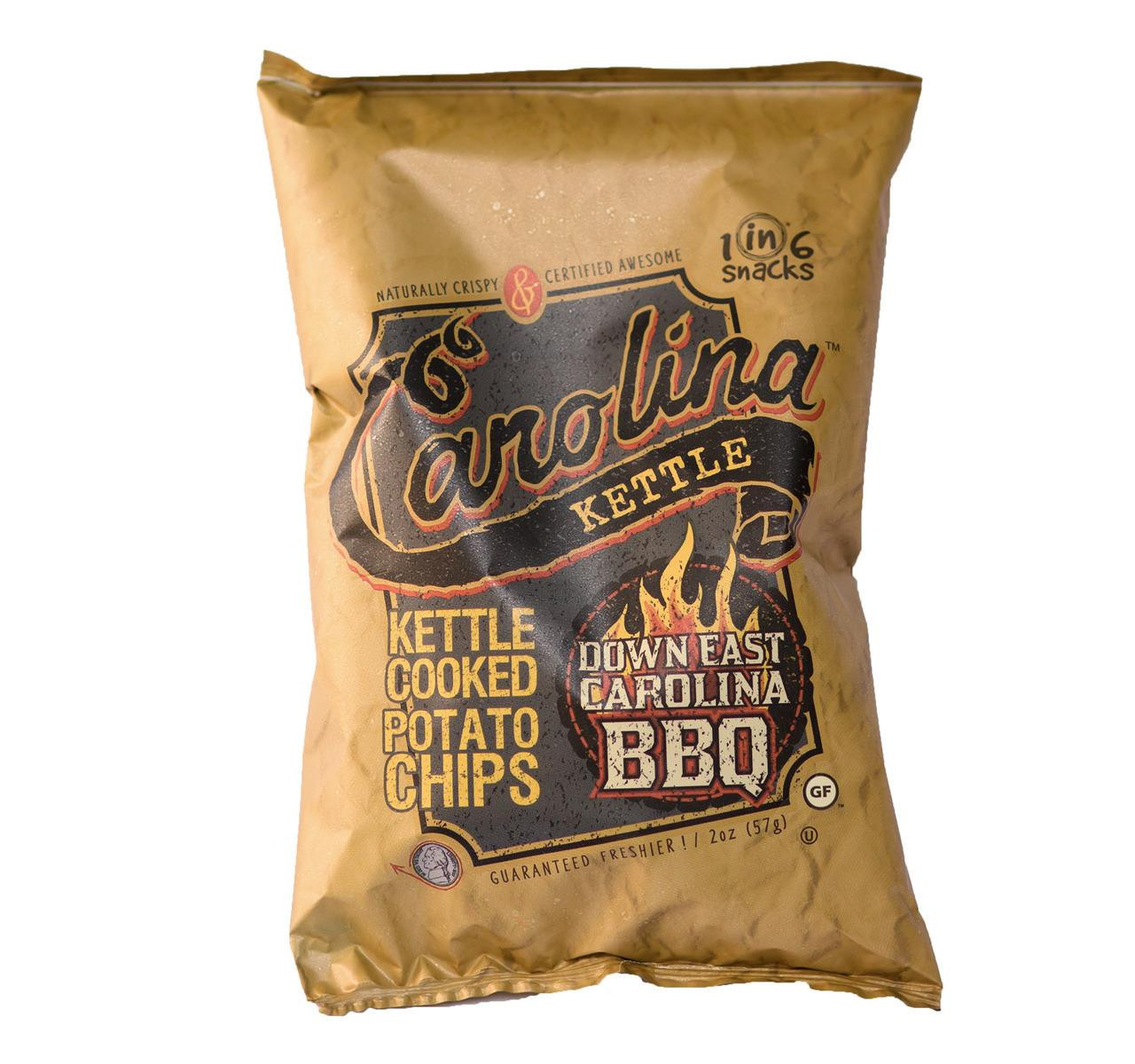 Down East Carolina BBQ Kettle Cooked Potato Chips 20/2oz