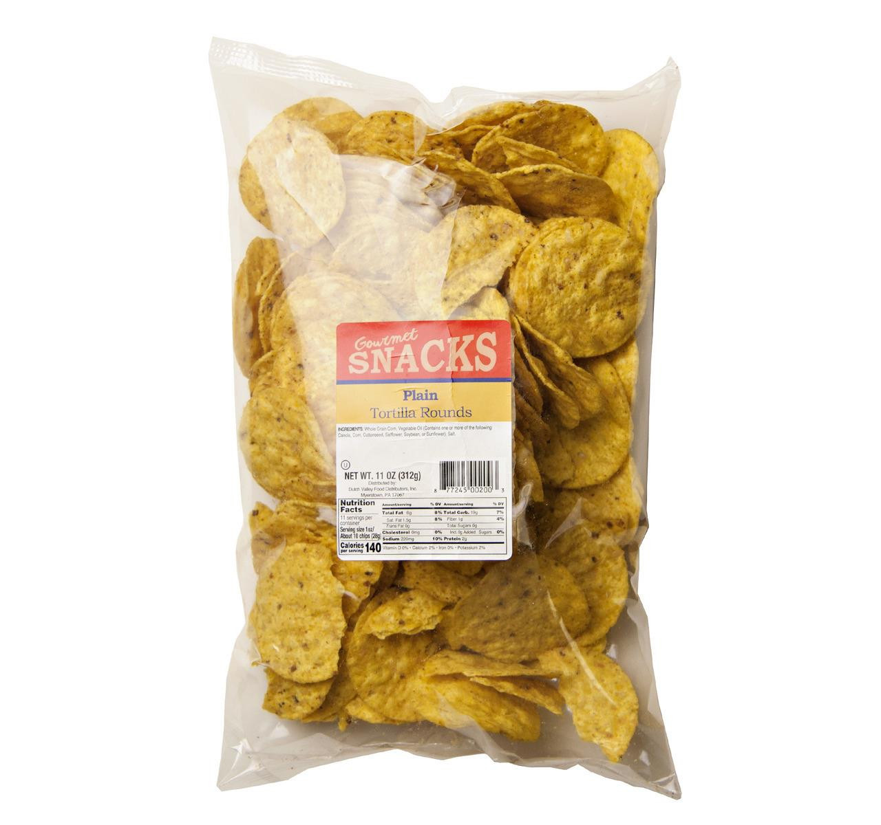 Plain Tortilla Rounds 12/11oz