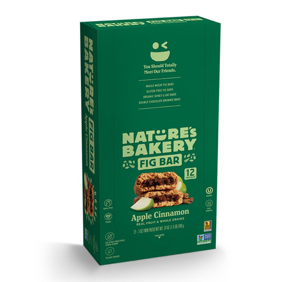Apple Cinnamon Whole Wheat Fig Bar 12ct