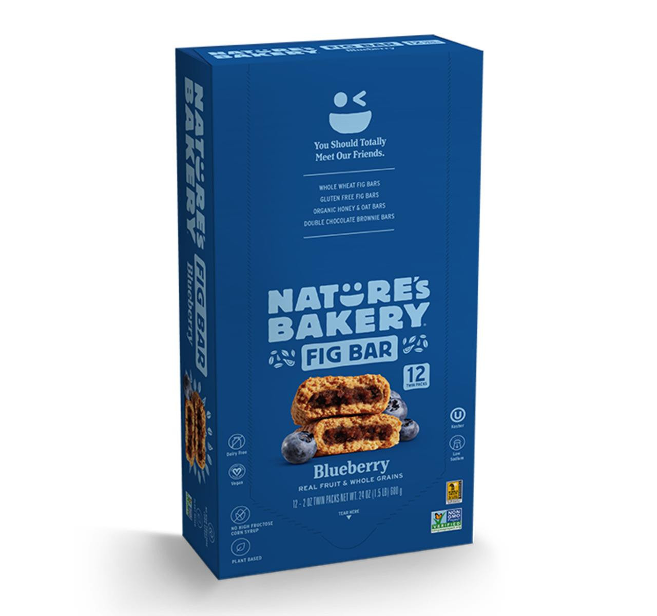 Blueberry Whole Wheat Fig Bar 12ct