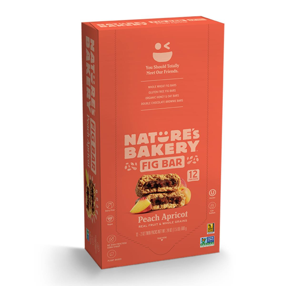 Peach Apricot Whole Wheat Fig Bar 12ct