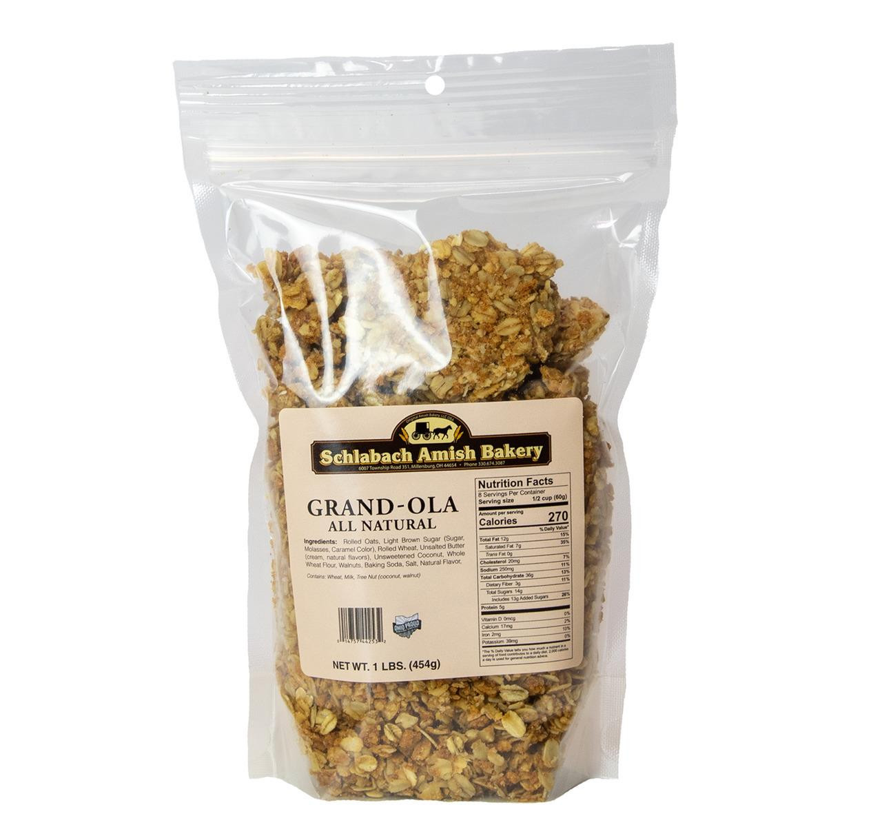 Grand-ola Natural Granola 12/1lb