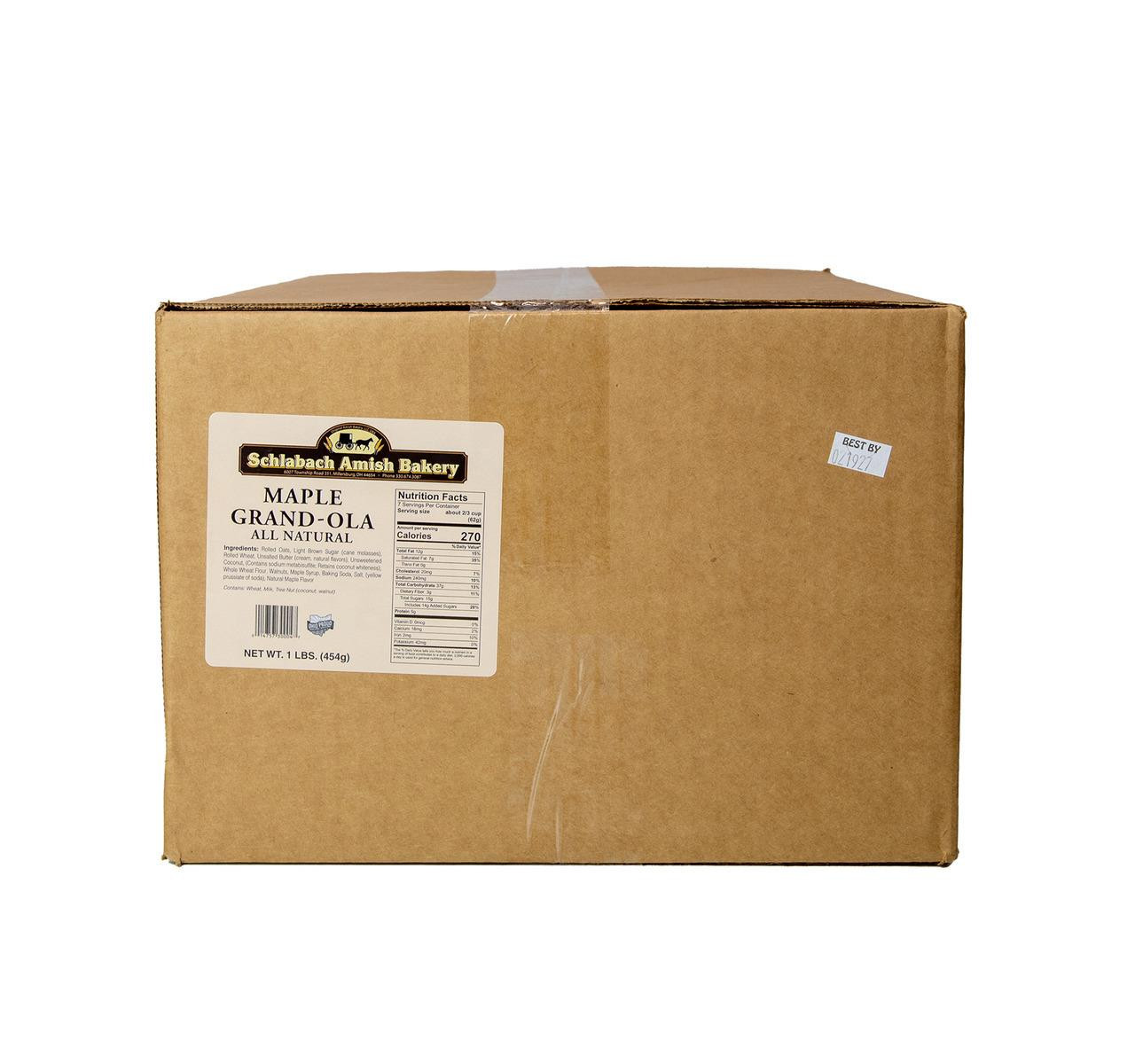 Natural Maple Grand-ola Granola 12/1lb