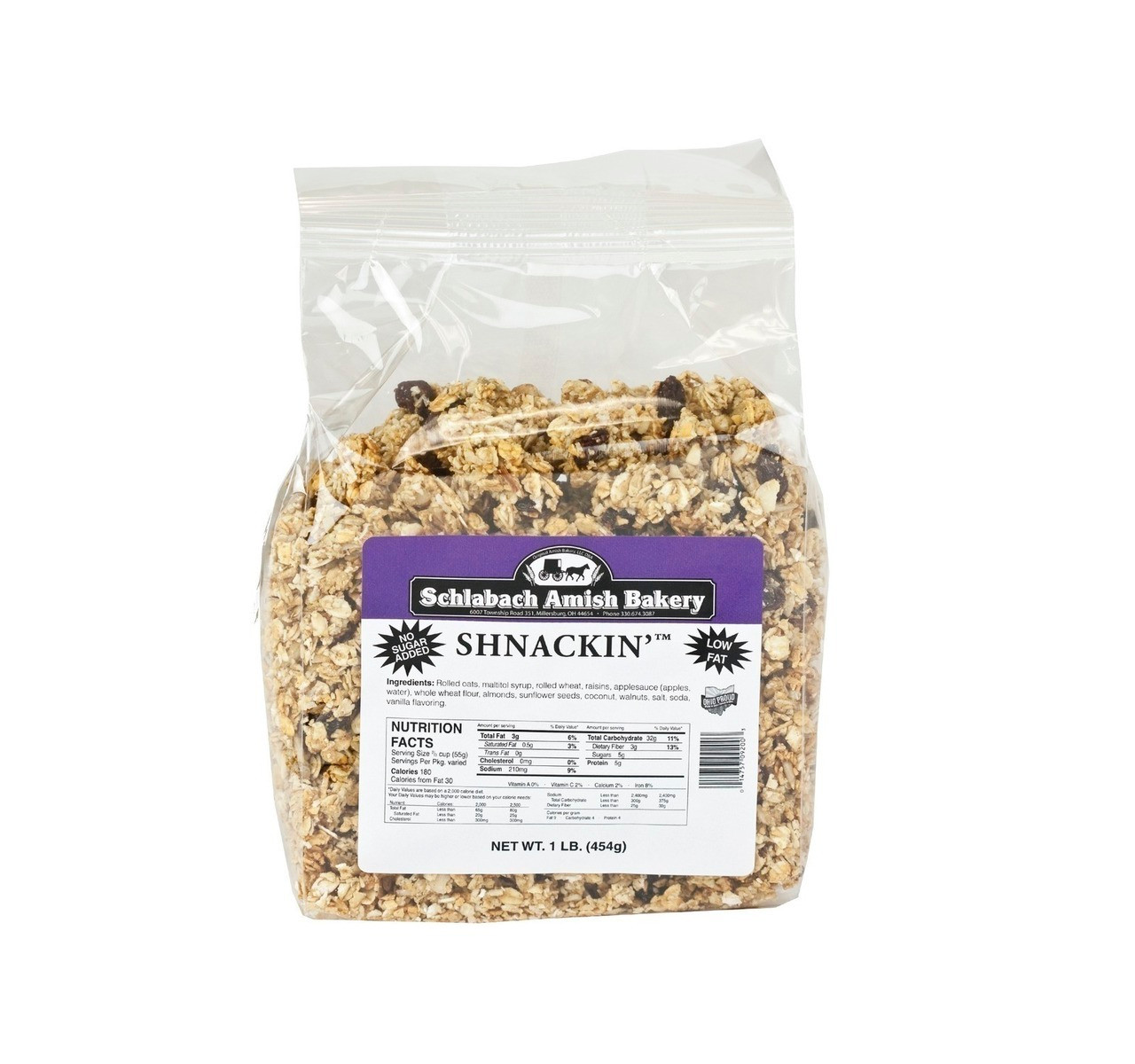Shnackin' Granola 12/1lb