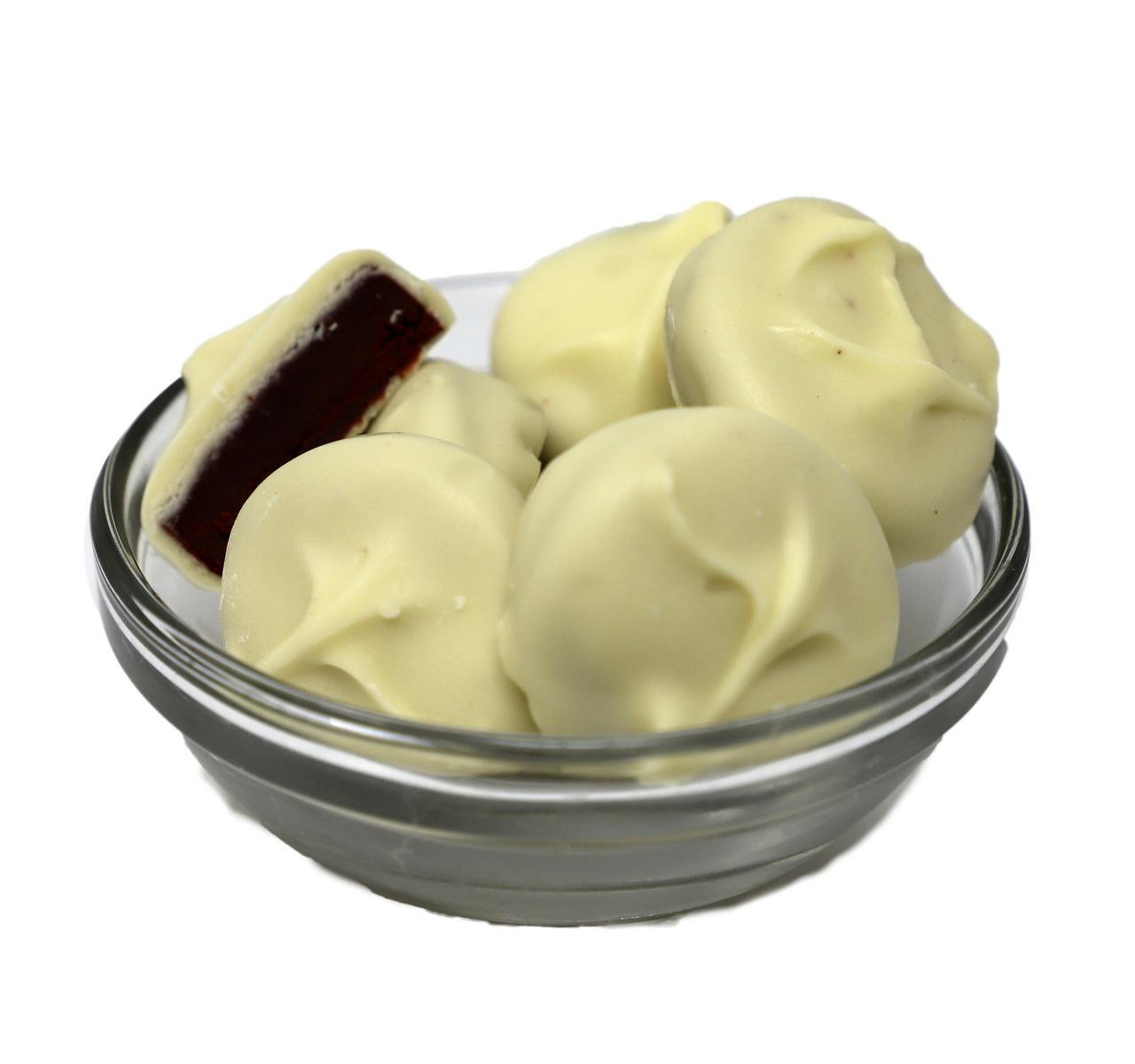 White Chocolatey Red Velvet Cake Candies 6lb