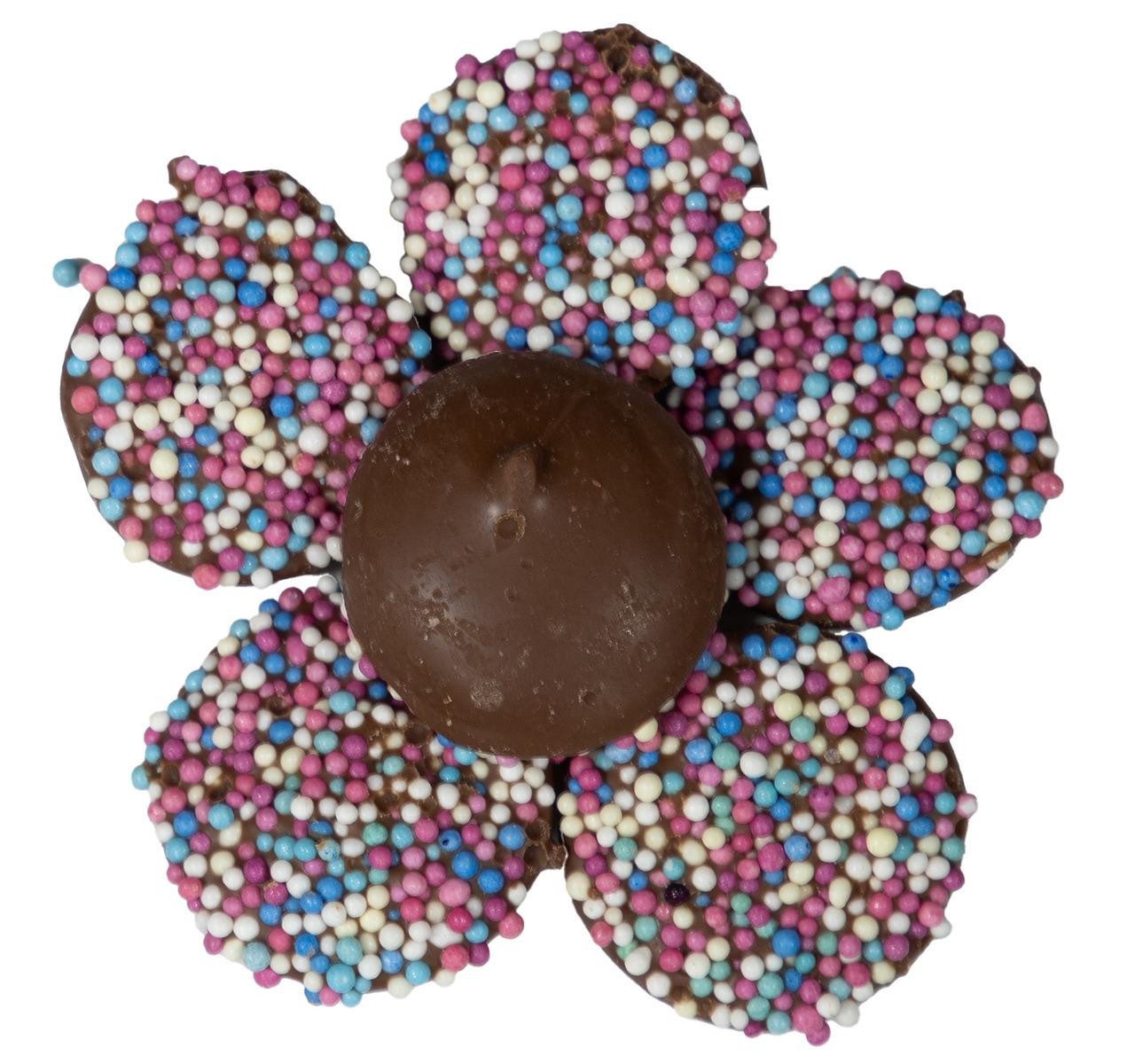 Milk Chocolate Rainbow Nonpareils NR3 20lb