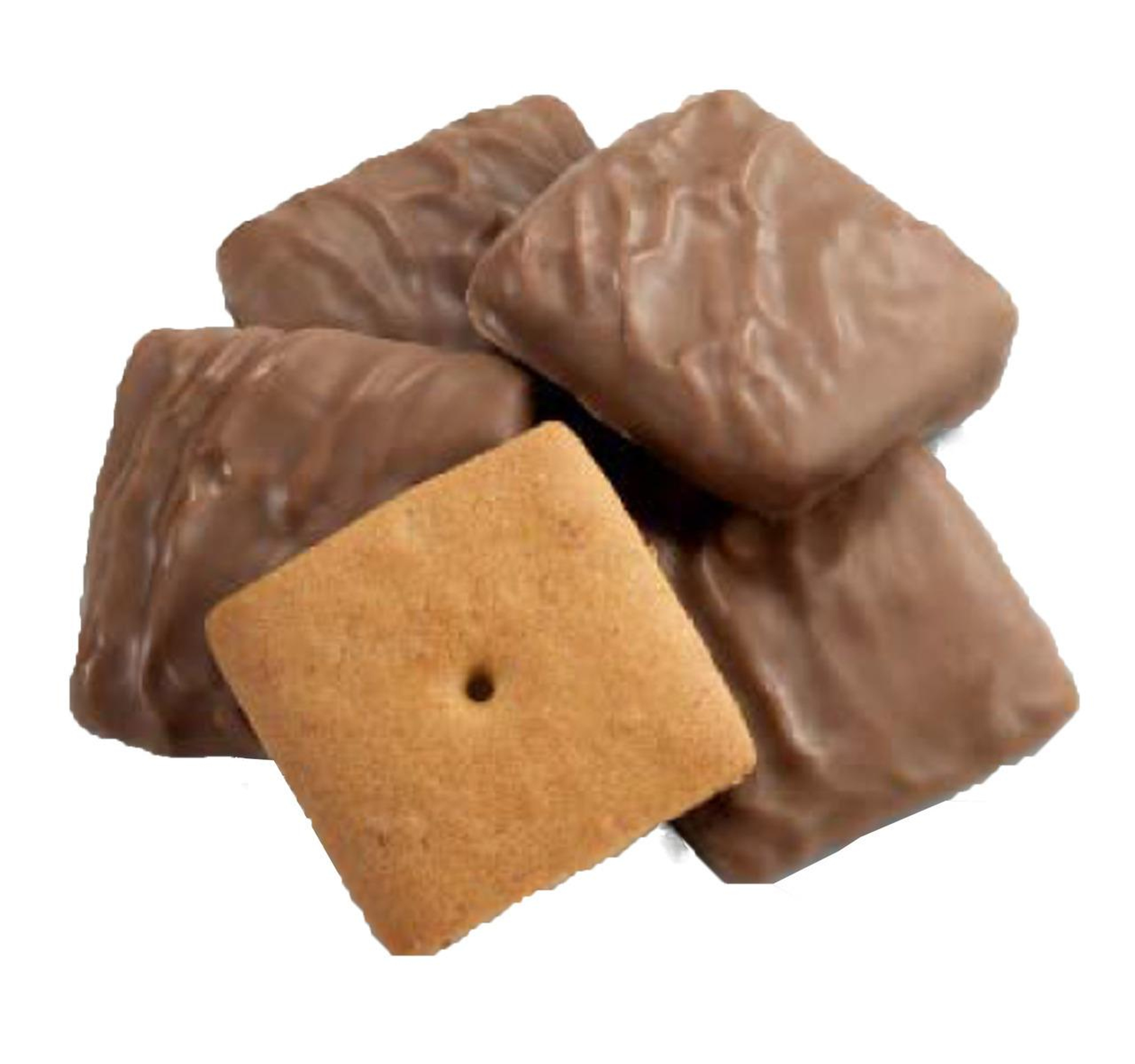 Milk Chocolate Covered Mini Graham Cracker Squares 15lb