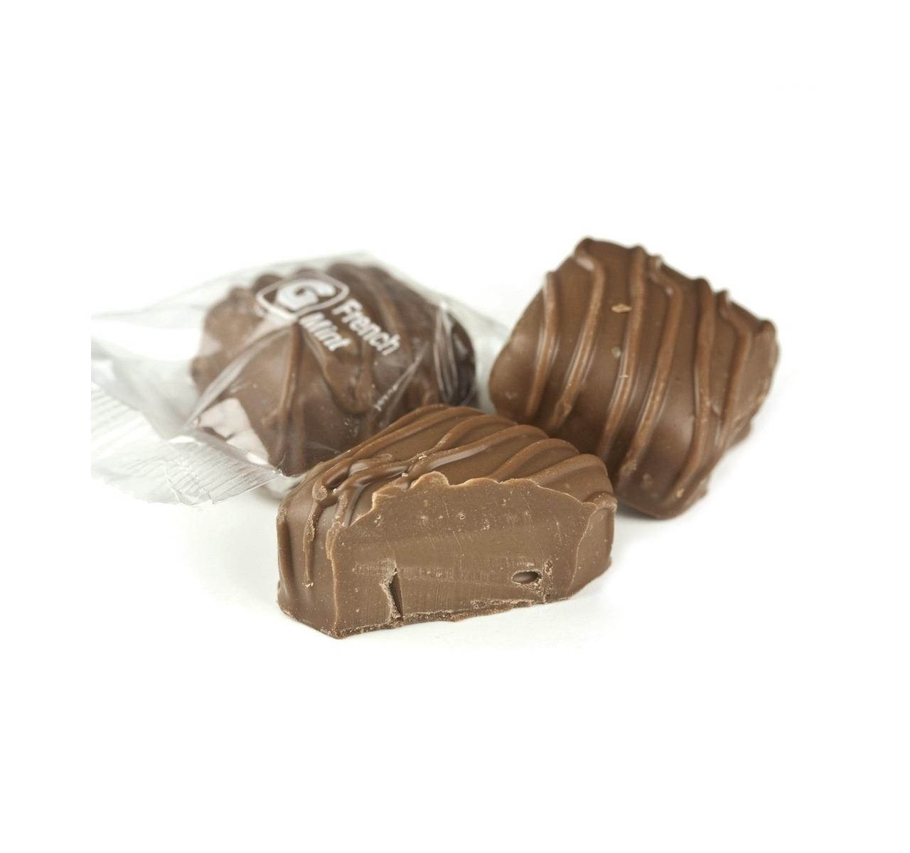 Milk Chocolate French Mints 10lb