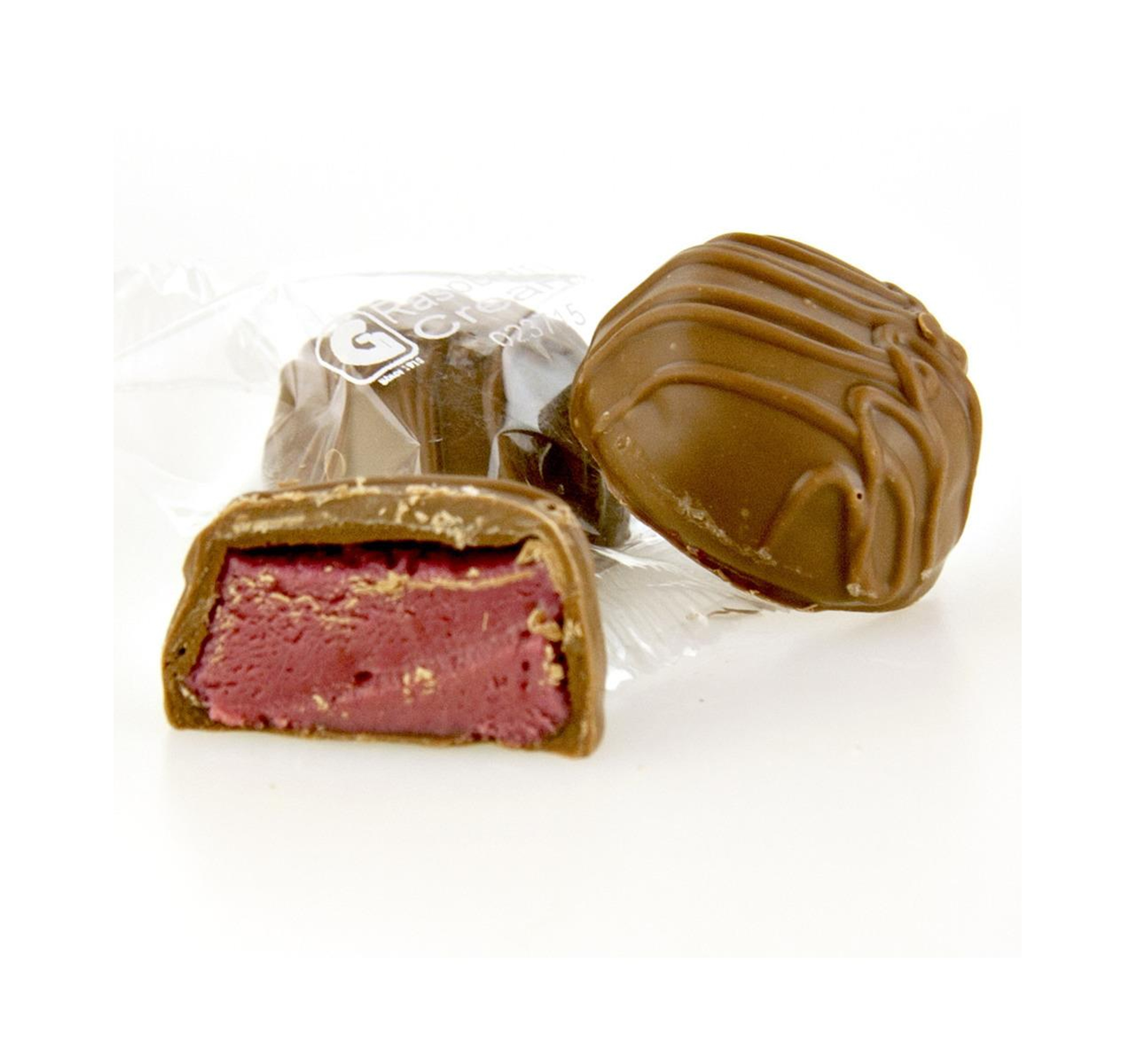 Milk Chocolate Raspberry Creams 10lb