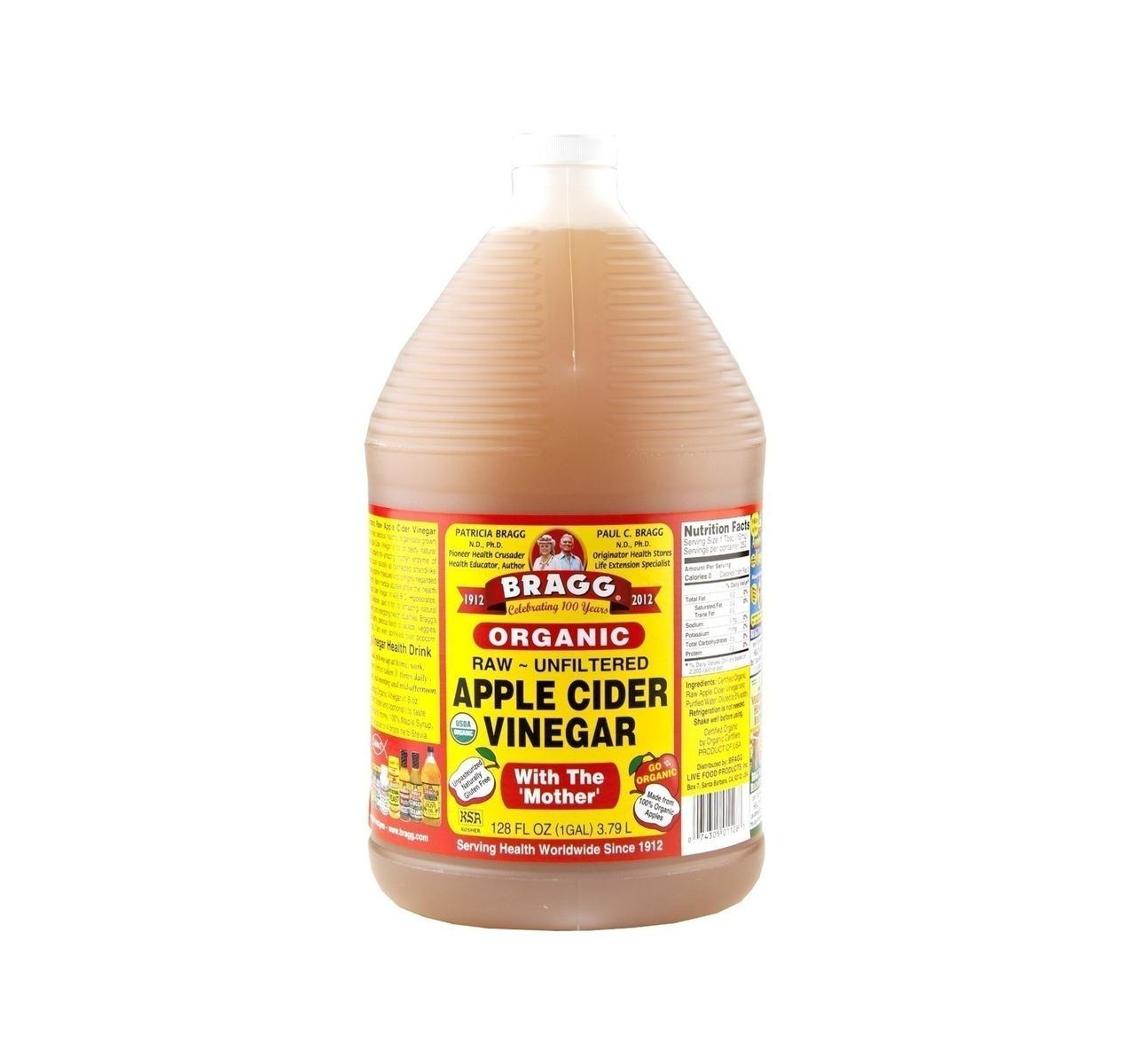 Organic Apple Cider Vinegar w/Mother 4/1gal